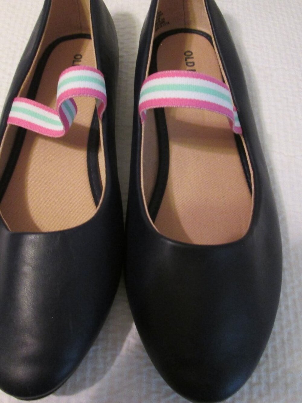 Old Navy Mary Jane Flats Size Girl's 5 (Women 6.5) - Navy Blue